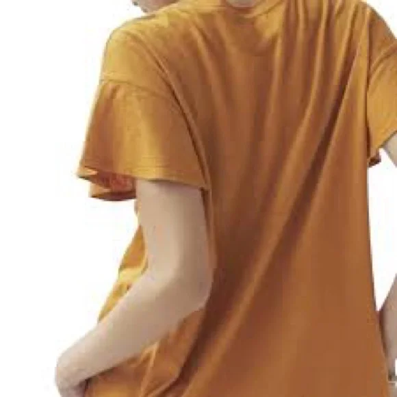 Anthropologie NWT T.La Lilac Lavender Flutter Ruffle Short Sleeve Boxy Crop SM - Picture 5 of 16